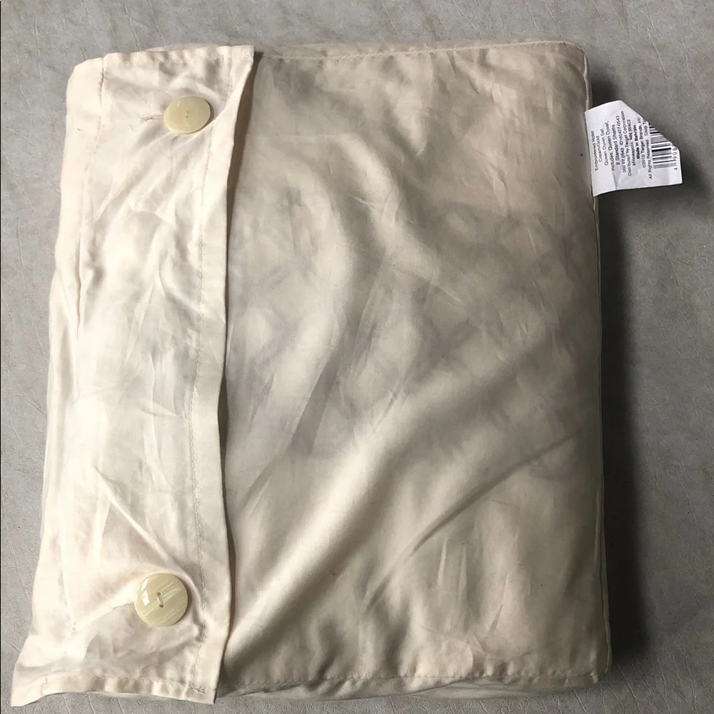 Fieldcrest 100% Supima Cotton Luxury Hotel Oversized Queen Comforter Cover Set